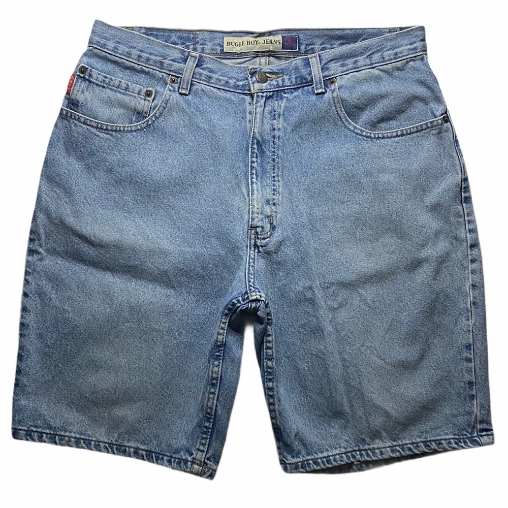 Vintage Bugle Boy Denim Shorts Size 32x10
